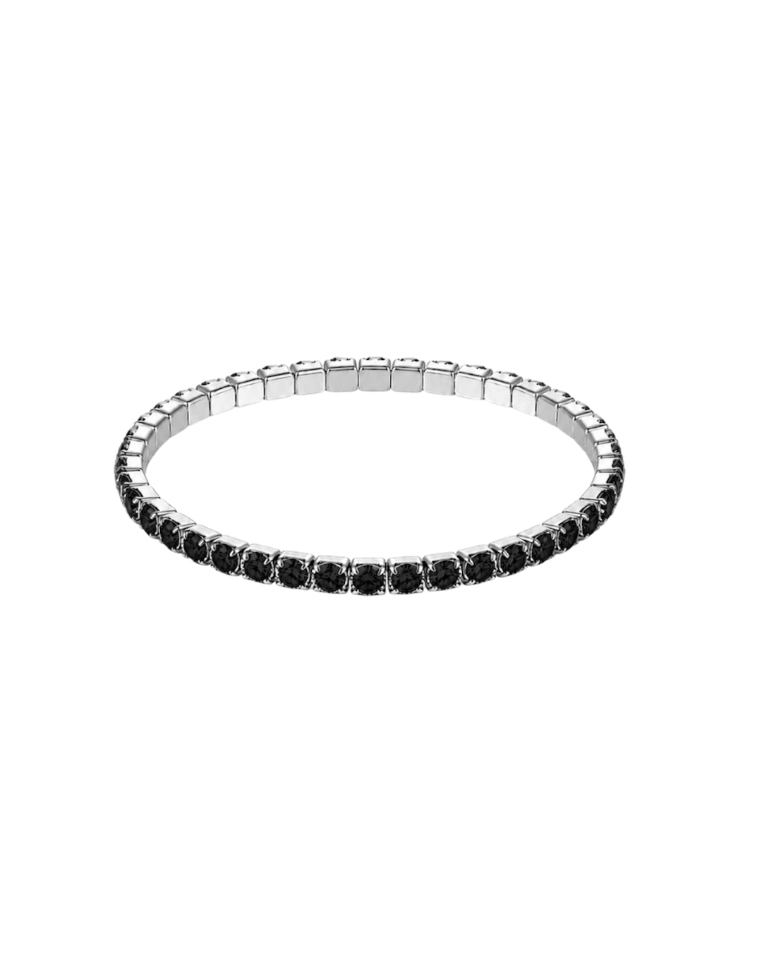 Tennis Elastic Bracelet (silver)