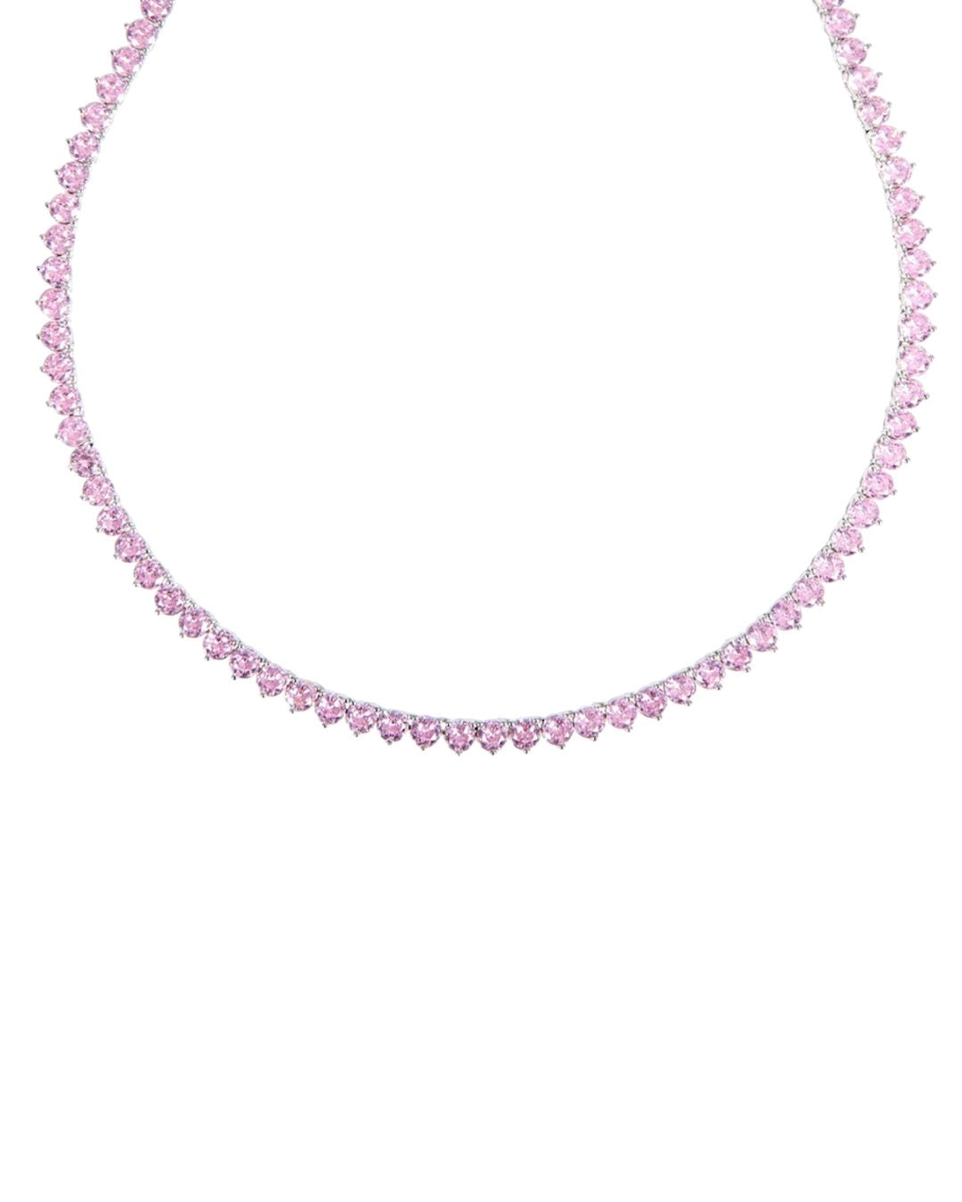 Tennis Heart Choker Necklace