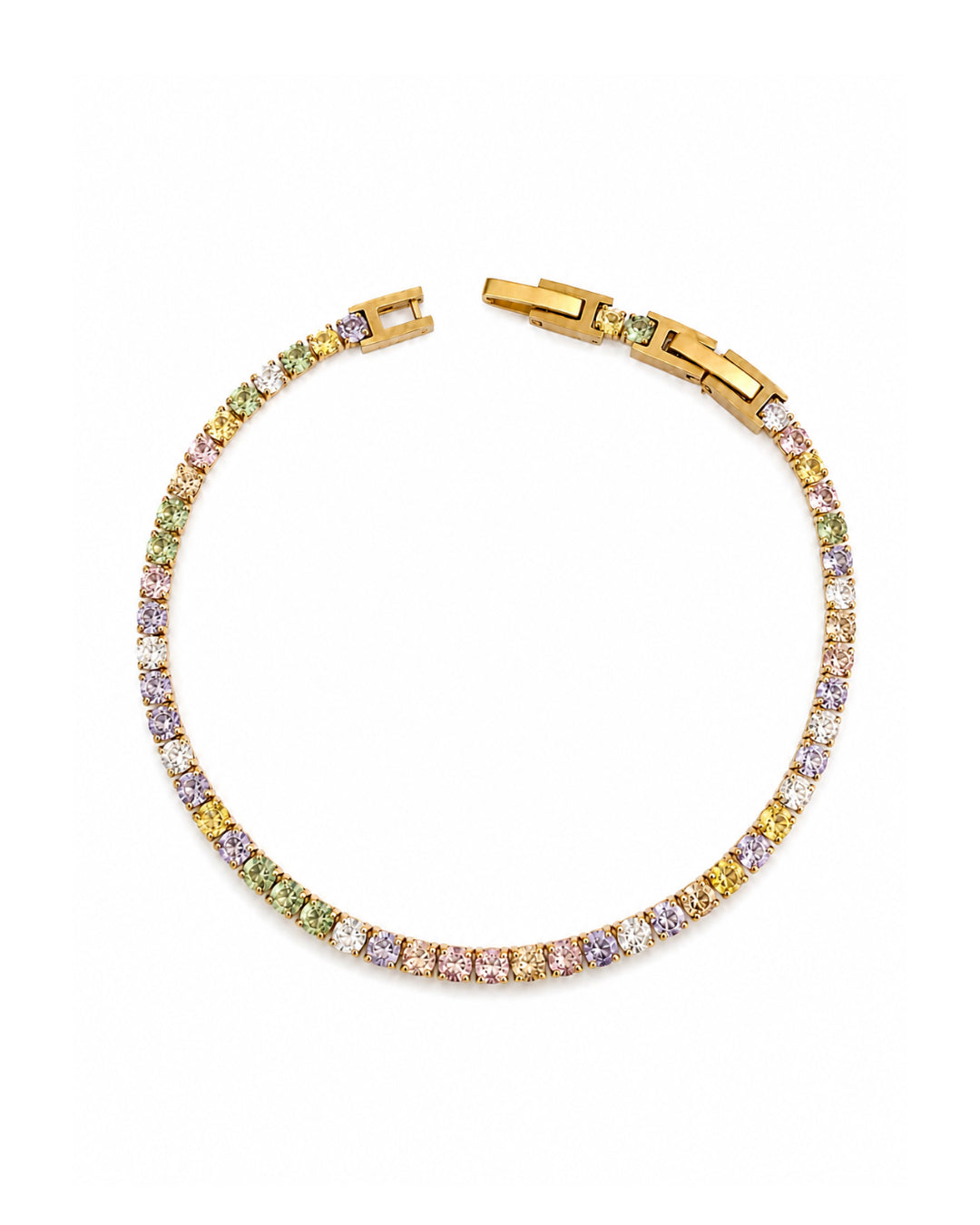 Multicolour Tennis Bracelet
