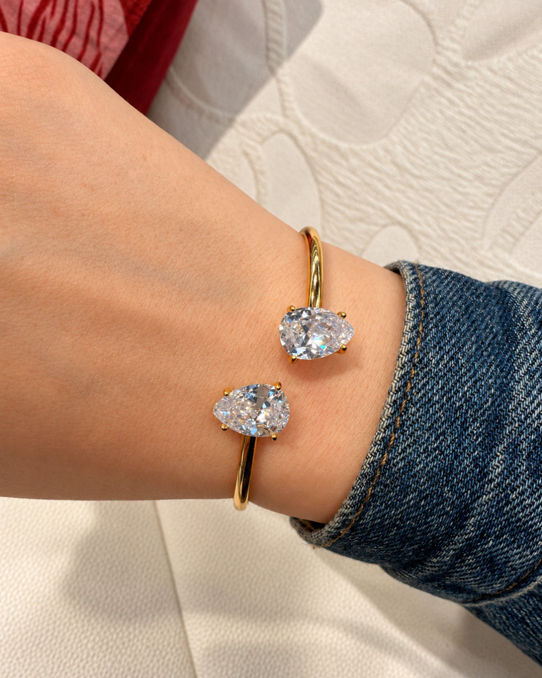 Pear Cut Diamond Bracelet