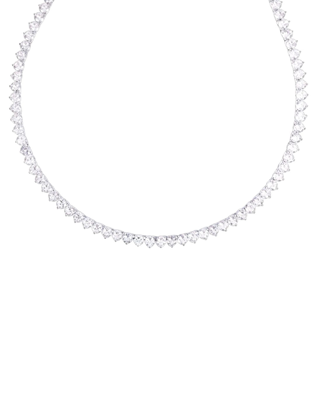 Tennis Heart Choker Necklace