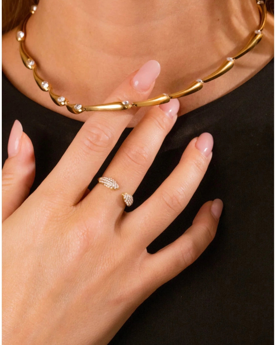 Modern Wave Necklace