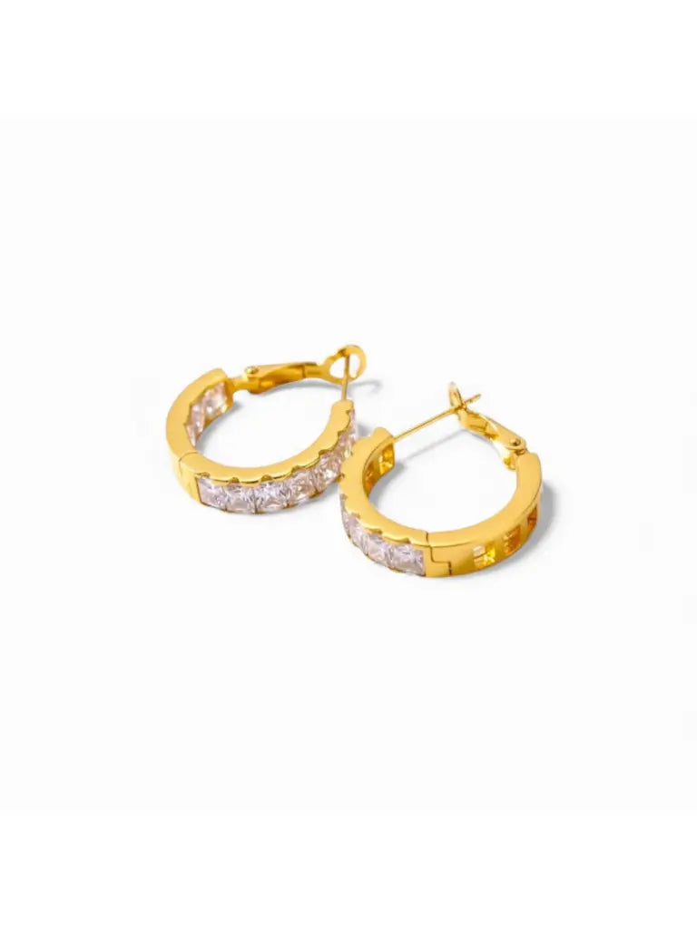 Ice Halo Earrings