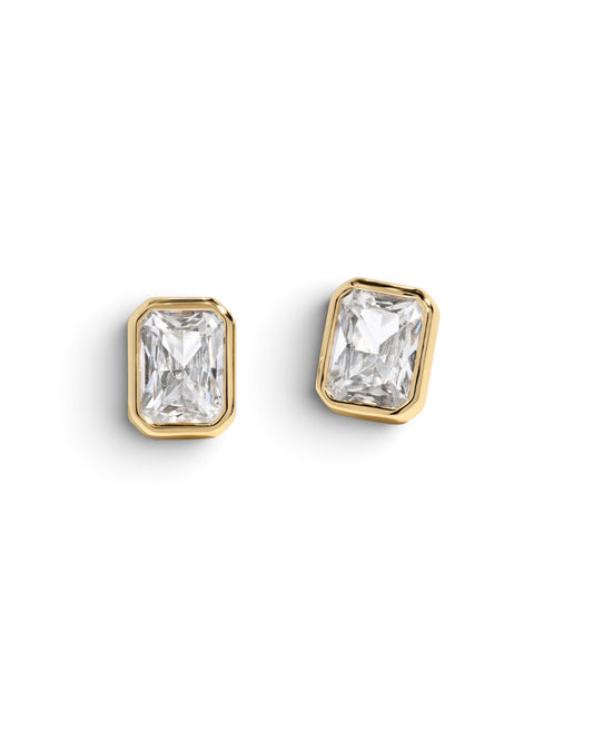 Rectangle Stud Earrings