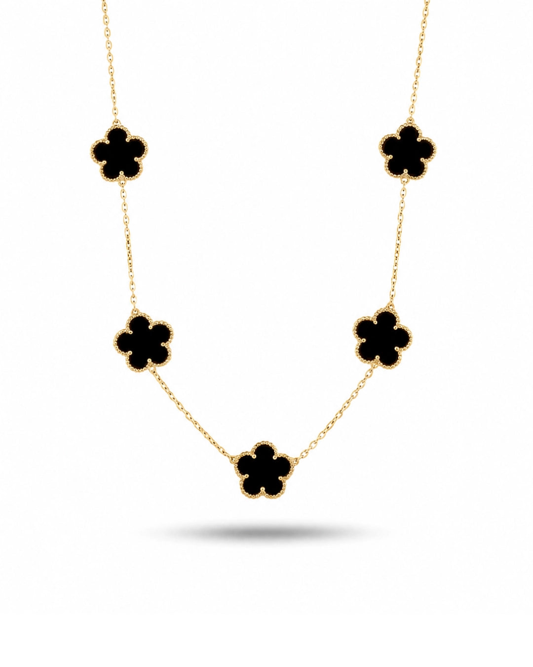 Noir Clover Necklace