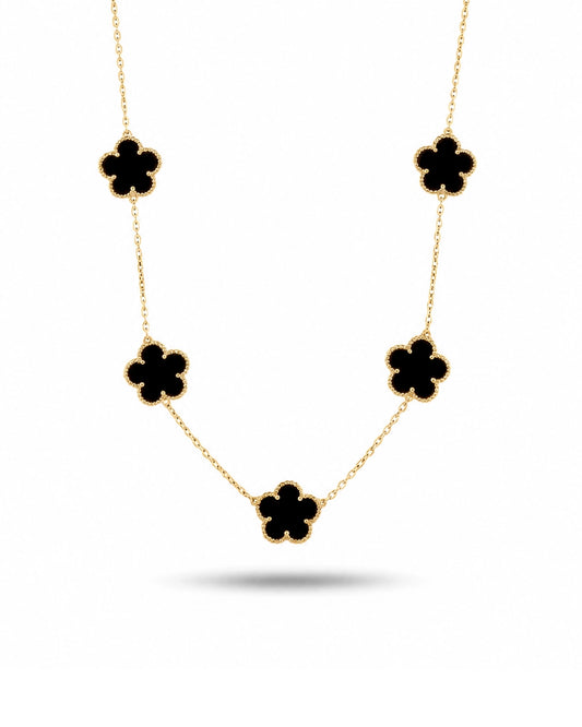 Noir Clover Necklace