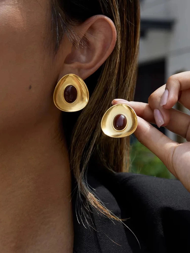Heart Chocolate Earrings