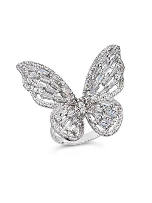 Crystal Wings ring