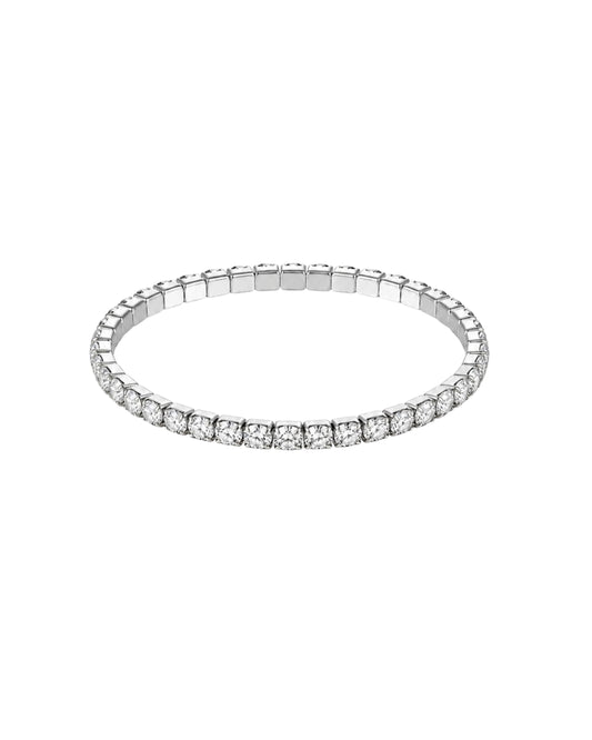 Tennis Elastic Bracelet (silver)