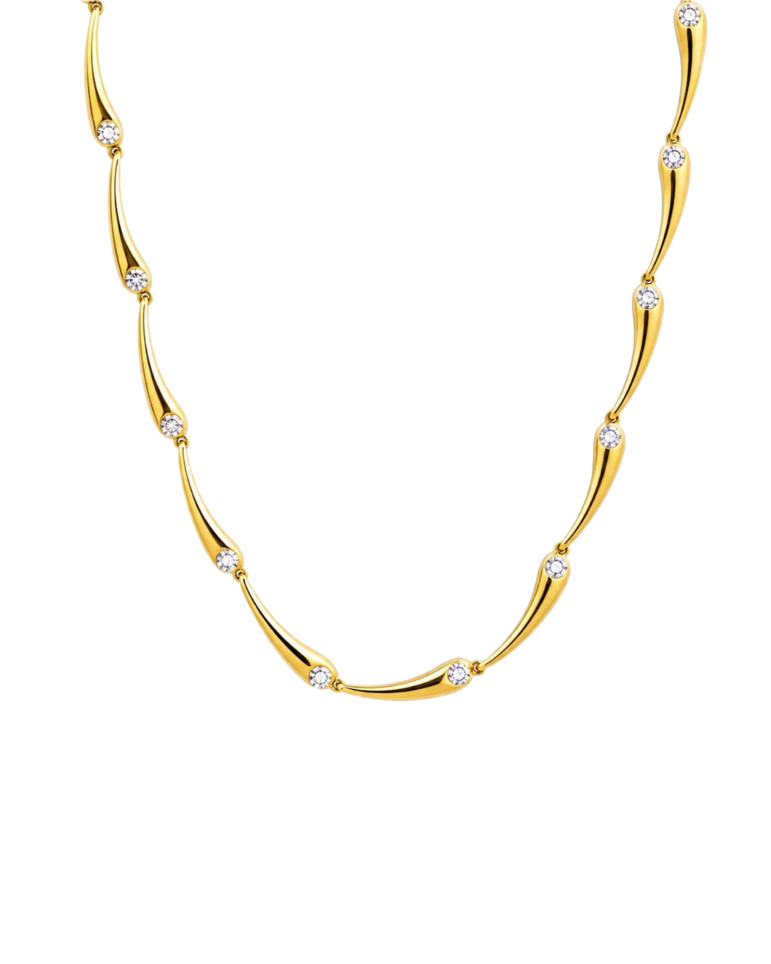 Modern Wave Necklace