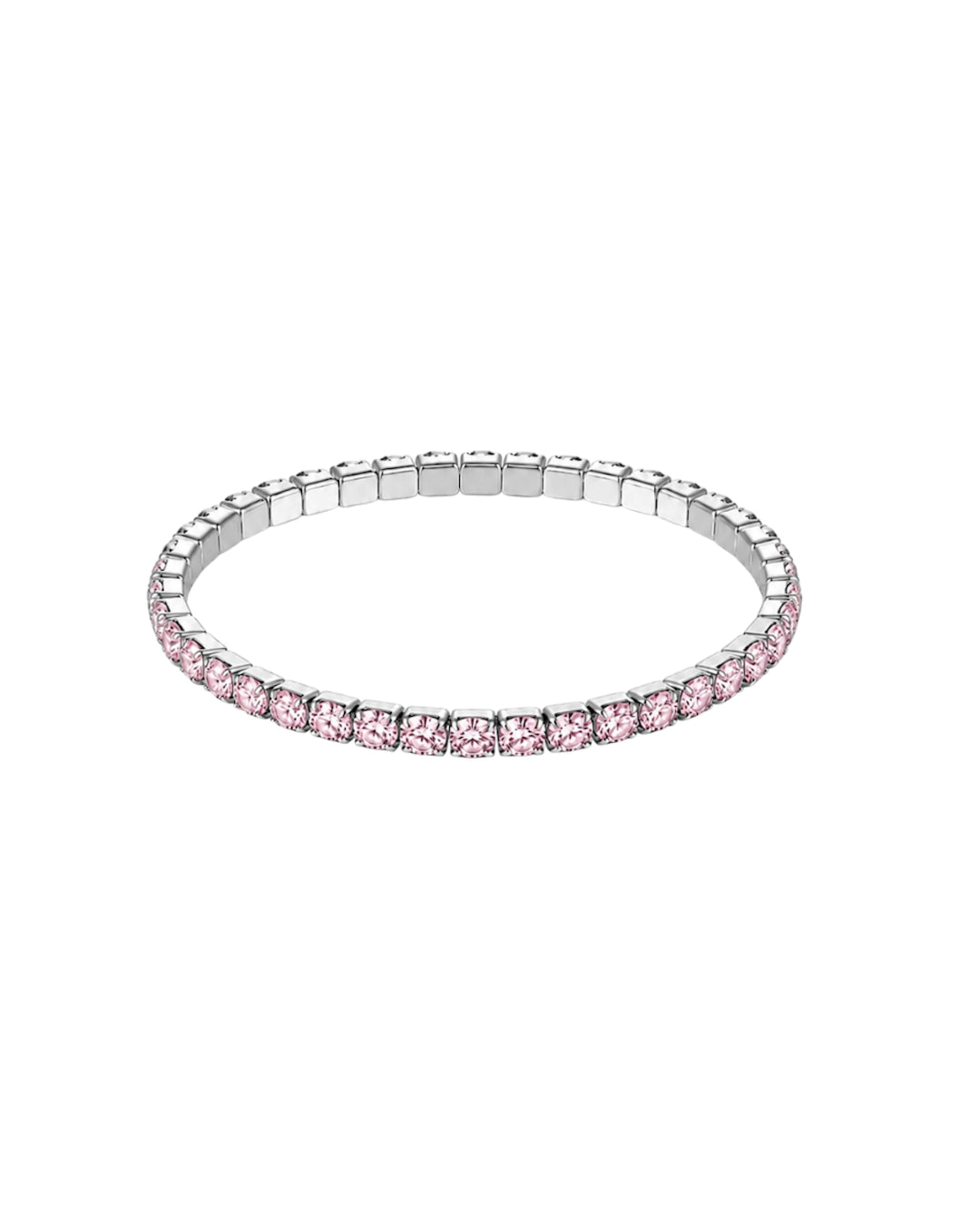 Tennis Elastic Bracelet (silver)