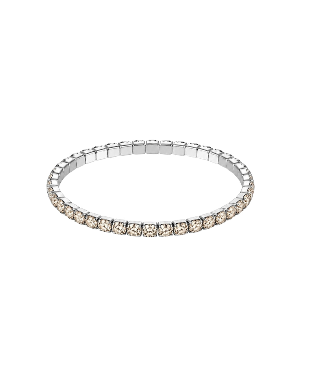 Tennis Elastic Bracelet (silver)