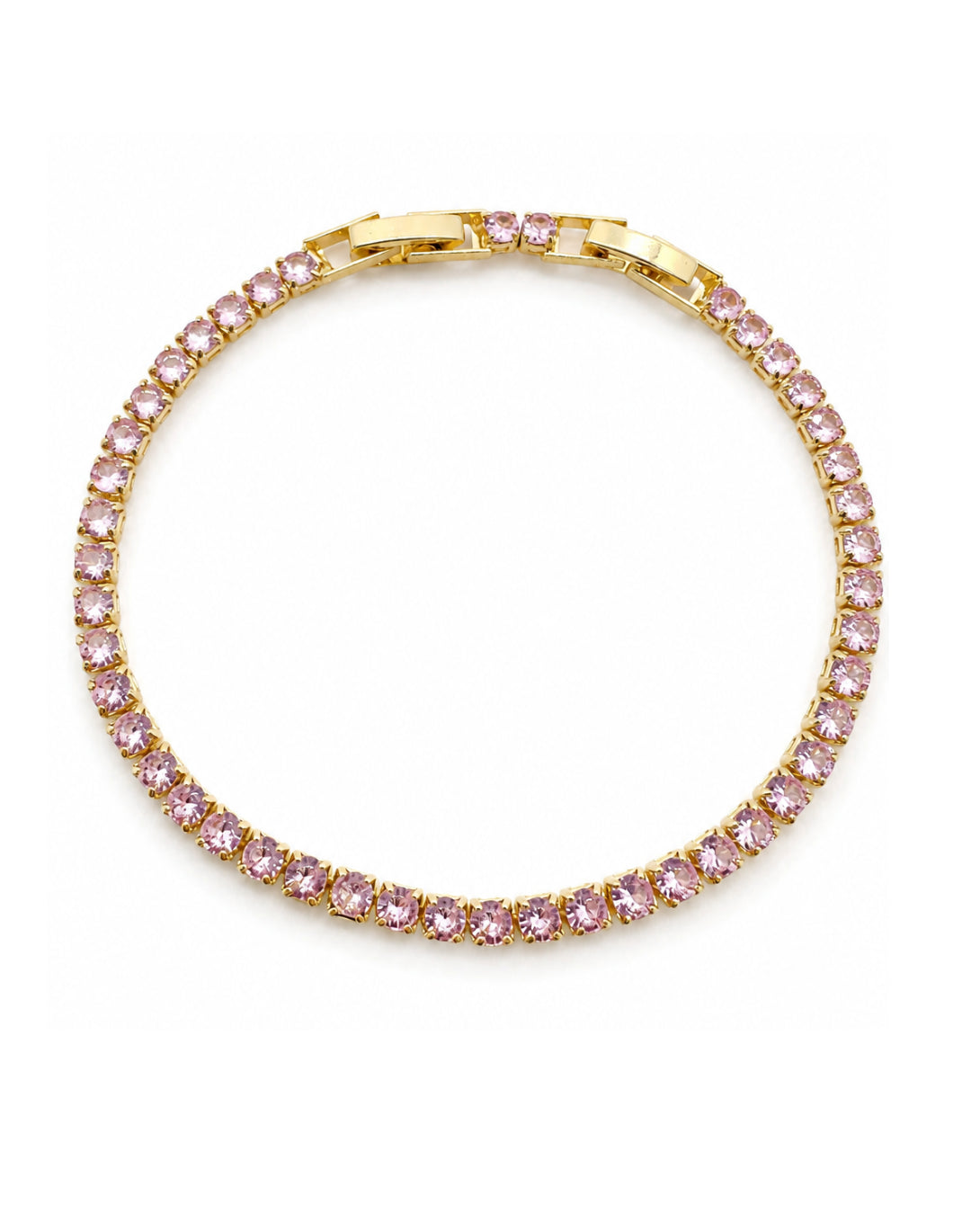 Baby Pink Tennis Bracelet
