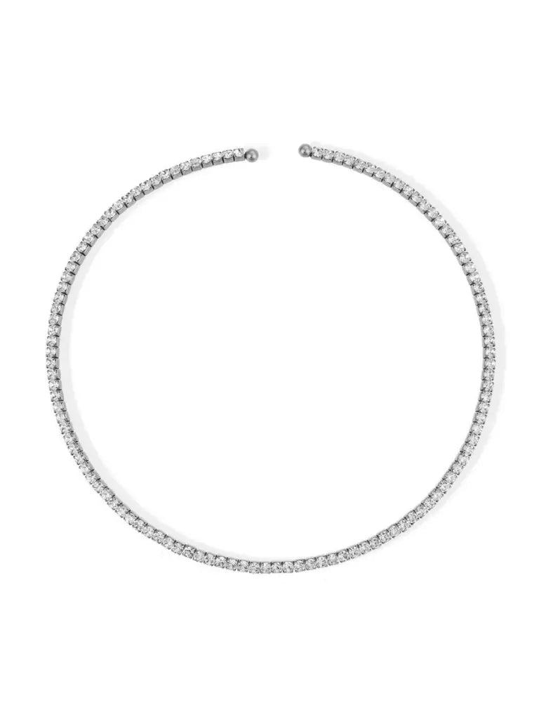 Halo Tennis Necklace