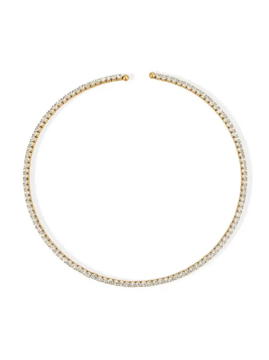 Halo Tennis Necklace