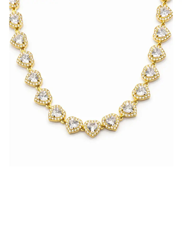 Crystal Love Necklase