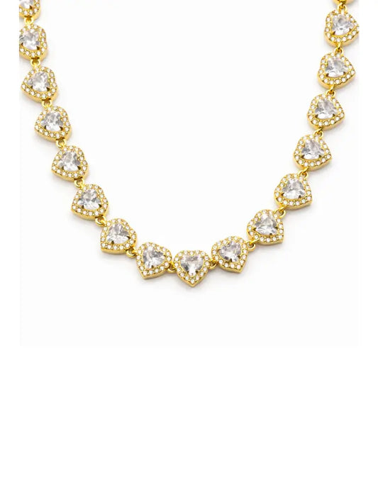 Crystal Love Necklase