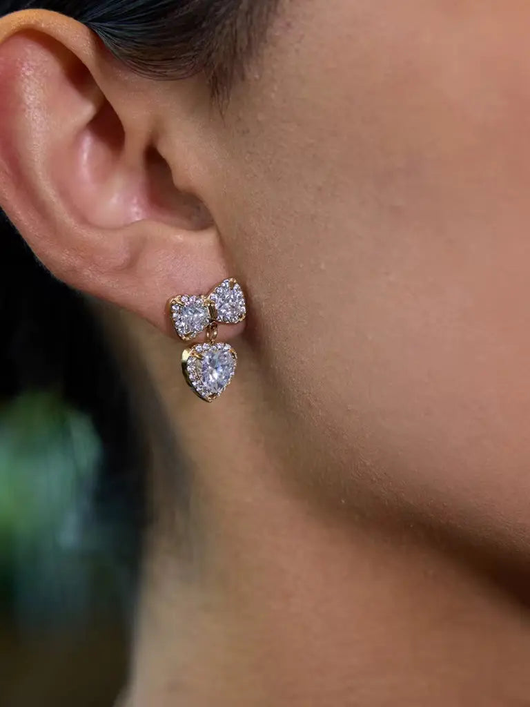 Glam Bow Earrings