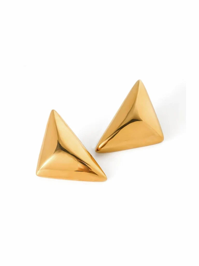 Bold Corner Earrings